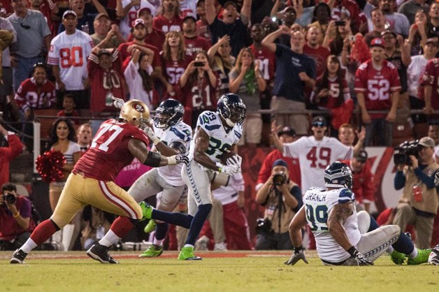 Brandon Browner's late interception gave the Seahawks hope against the 49ers. But it proved too little in the 13-6 loss.