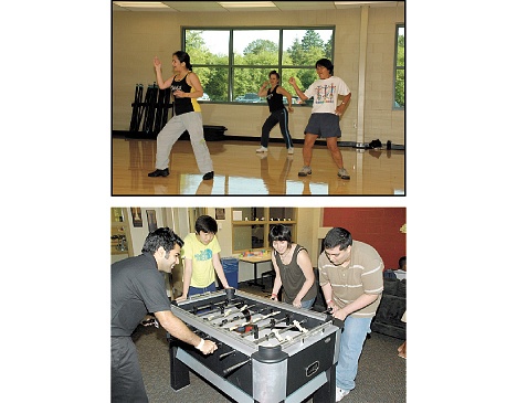 The Coal Creek Family YMCA had its grand opening September 12 and hundreds of people showed up to try out the new facility. While some tried out a foosball game