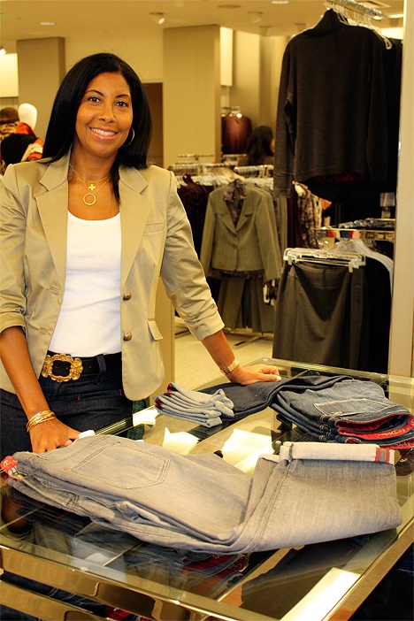 Cookie Johnson designs jeans for fit women with curves