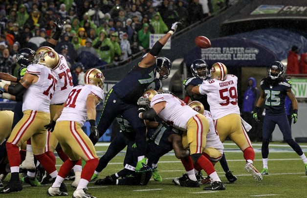 Red Bryant's blocked field goal