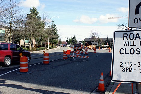 The NE 12th Street overpass will be reduced to two lanes from four for two years.