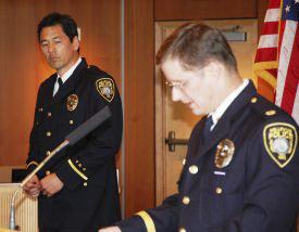 Lt. Dave Sellers (left)