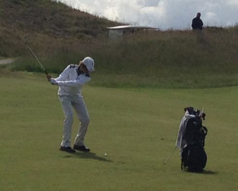 Sammamish's Matt Marrese won the 2A boys golf tournament at Chambers Bay