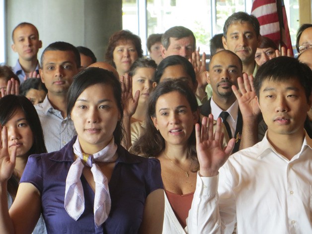 Citizens at this year's ceremony.