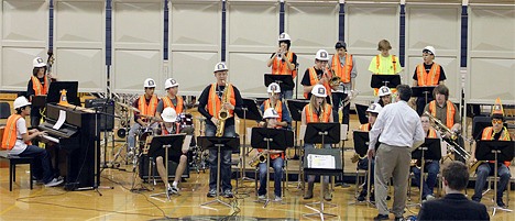 Photo: The Bellevue High Jazz Band caps a constructive jazz festival with a performance.