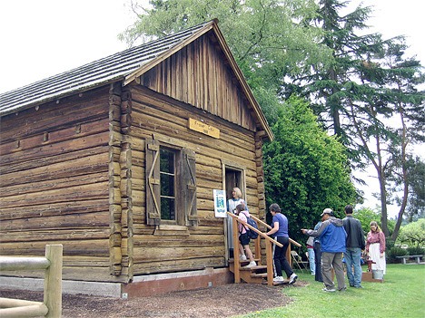 Fraser Heritage Cabin at Kelsey Creek Farm.