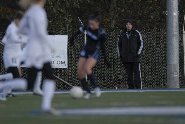 Interlake coach Kirk Tavener watched his team win the first soccer state championship in school history in 2011.