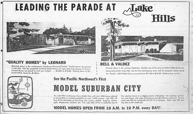 Leonard and Bell & Valdez home advertisement.