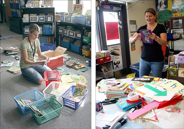 Woodridge Elementary School teachers Rechelle Wong