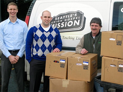 Brian Belknap (left) and Jay Dunn (center)