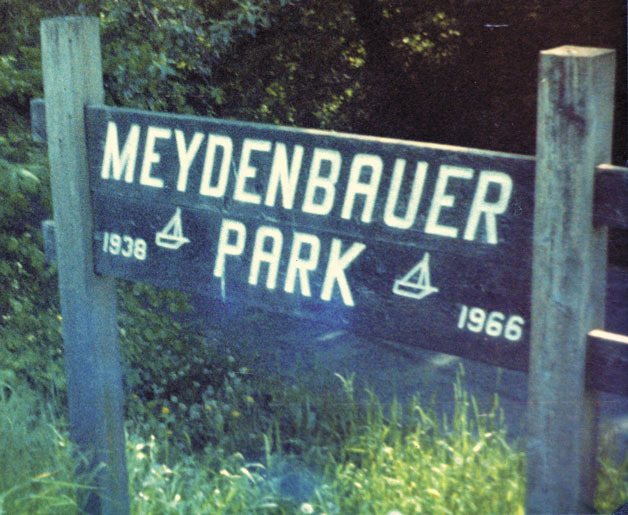 Baunsgard sign for Meydenbauer Beach Park