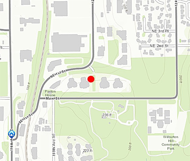 The planned location of Elementary 18 (shown in red). The entrances are planned on Main Street