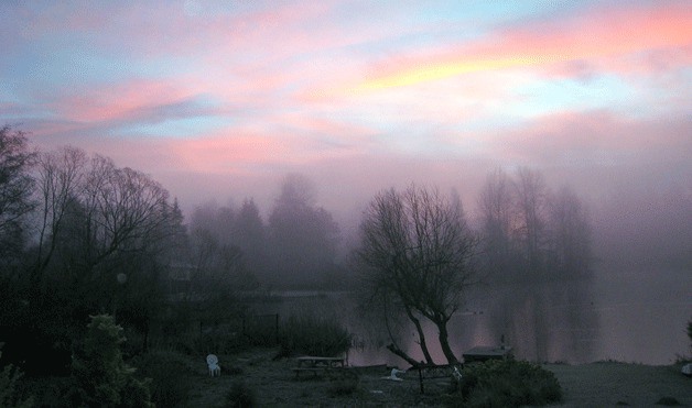 Ilana Long of Bellevue saw this winter sunrise over Phantom Lake and took several photos over a period of minutes. She used a point and shoot Canon PowerShot SD800.