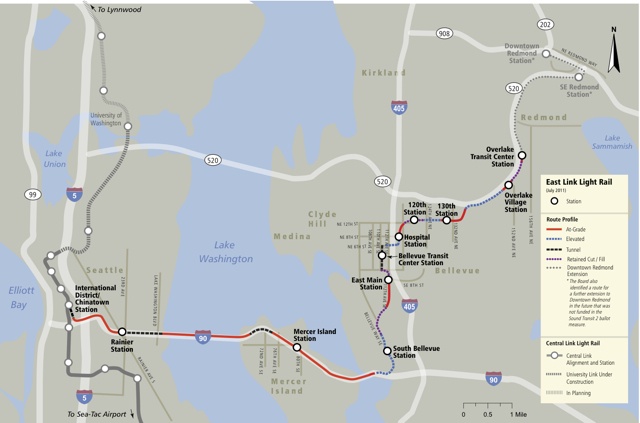 The Sound Transit board approved this route Thursday for the light-rail line from Seattle