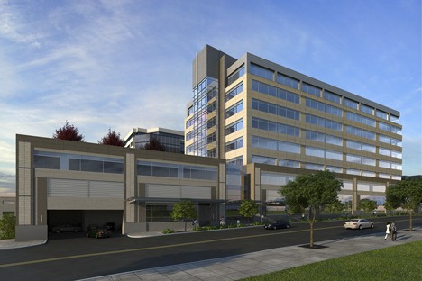 A rendering of the planned Overlake Medical Pavilion