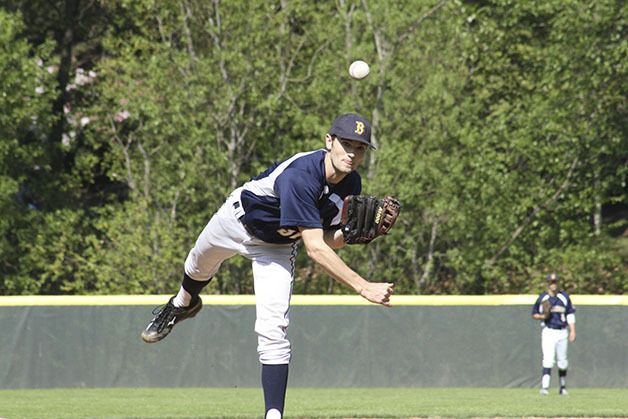 Starting pitcher Nolan Watson made a first inning RBI from Reid Hartmann stand up in his team's 3A KingCo tourney opener.