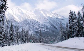 Snow is expected Tuesday in the lowlands and mountains.