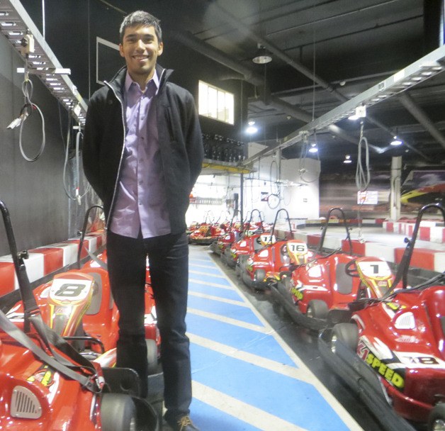 Javier Cantu-Lucero at K1 Speed.