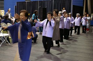 Bon Odori dancing.