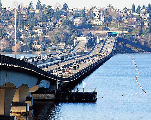 The state is considering putting tolls on the I-90 bridge