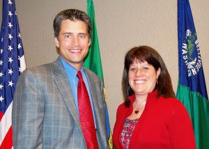 Claudia Balducci and Kevin Wallace were elected by fellow Bellevue city councilmembers to be the next mayor and deputy mayor