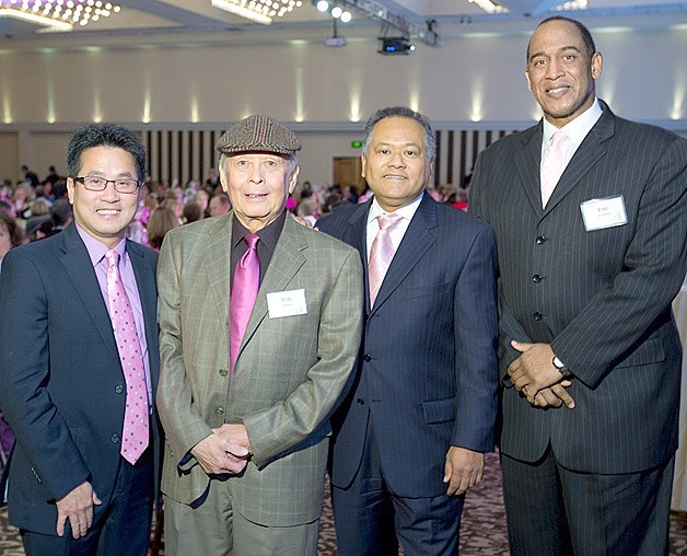 2012-2013 Pink Tie Guys (from left) Trong Pham