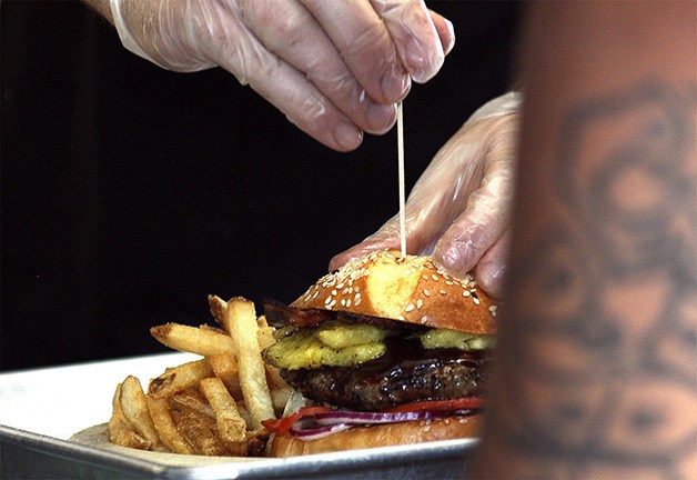 Buns is one of 18 vendors participating in the Food Truck Food Drive in downtown Bellevue. For every entree sold