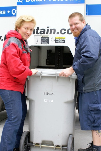 Kathleen Weber (left)