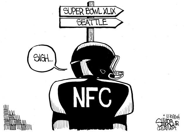 Going to the Super Bowl? Follow the signs to Seattle.