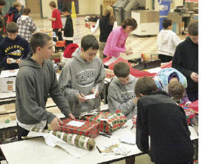 Chinook Middle School students