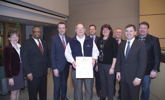 The King County Council recently recognized Bellevue resident Doug Hoople for his service on the King County Veterans Citizen Oversight Board