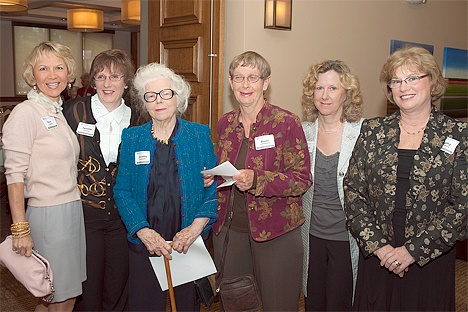 Nearly 70 people attended a recent retired nurses luncheon hosted by Overlake Hospital Medical Center on Sept. 19. From left are Mara Pitkethly