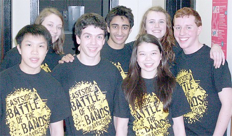 The Eastside Battle of the Bands team (from left) Andrew Nguyen