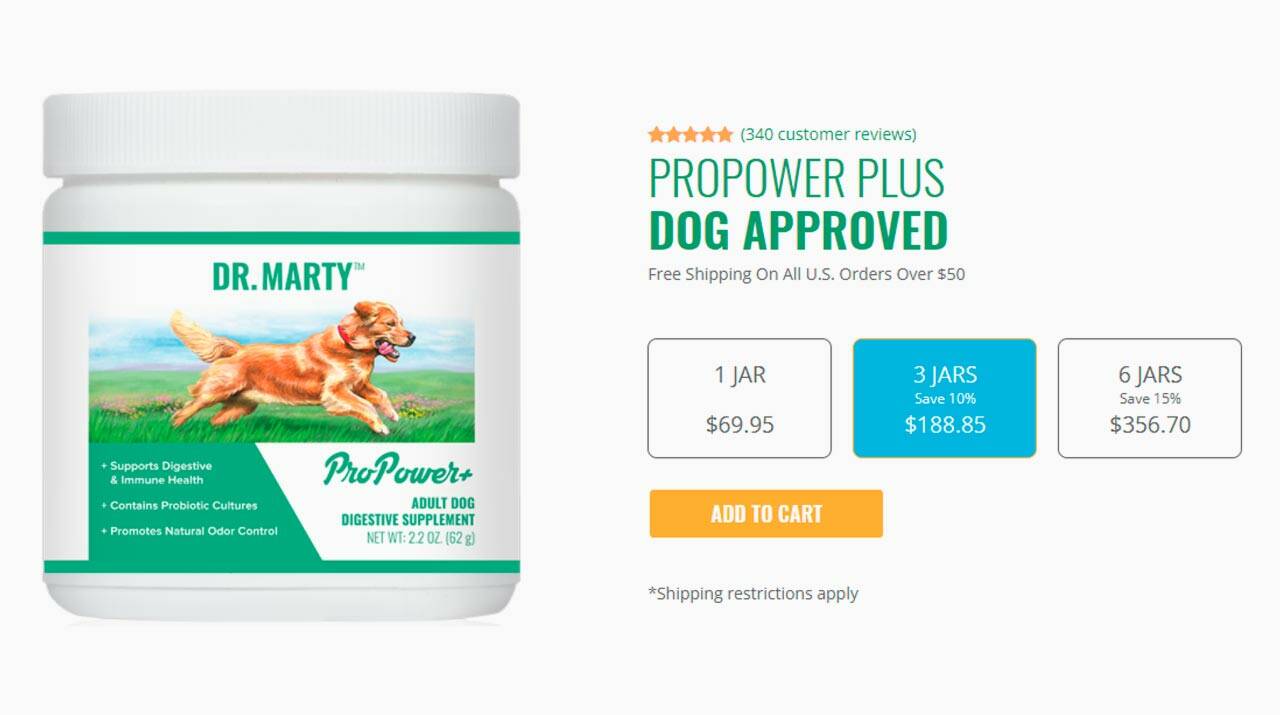 dr marty probiotic for dogs