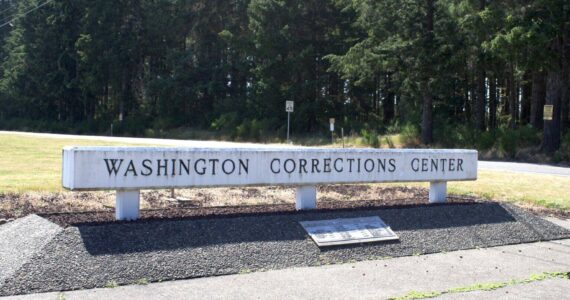 Washington Corrections Center, a prison in Shelton, Washington. (Grace Deng/Washington State Standard)