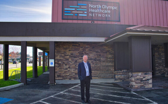 CEO Michael Maxwell, MD, in front of NOHN’s Eastside location. (Photo courtesy of NOHN)