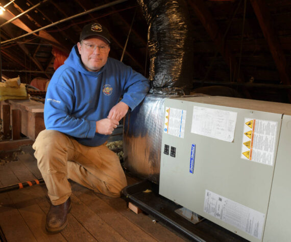 Scott Leibowitz, Owner of All Weather Heating, Air Conditioning & Refrigeration. Photo courtesy of All Weather Heating.