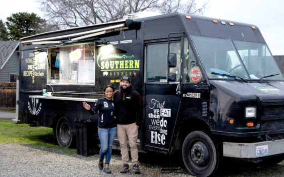 Charmaine and Caleb Messinger, owners of Southern Nibble in Sequim, WA.